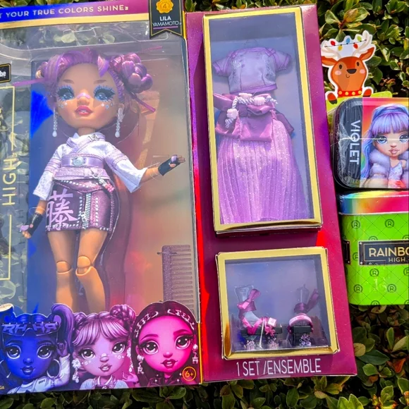 選べるおまけ！　　LILA TOYS ✨UNBOXING✨NEW Lila Yamamoto Rainbow High Series 4 Doll